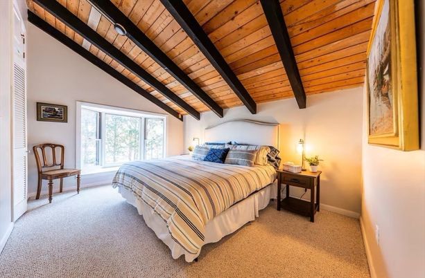 Bedroom, Interior, Wooden Beams, Wooden Ceilings