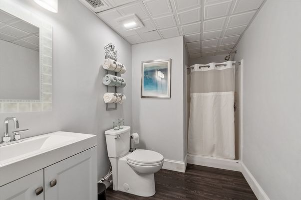 Bathroom, Interior, Wood Texture Flooring