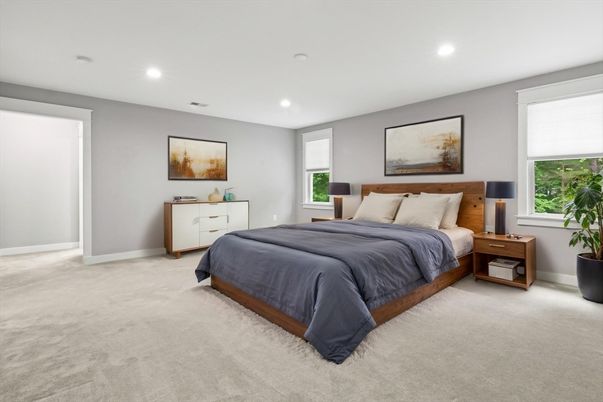 Bedroom, Interior, Recessed Lighting