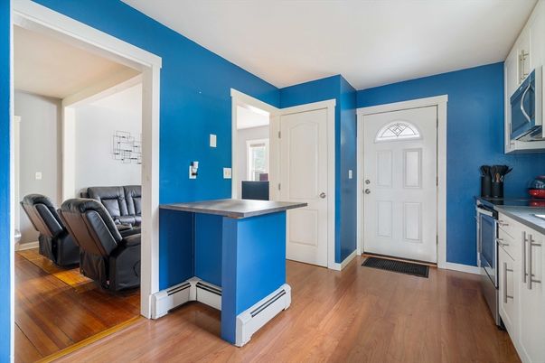 Interior, Kitchen, Wood Texture Flooring