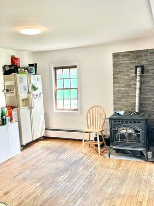 Fireplace, Interior, Recessed Lighting, Wood Texture Flooring