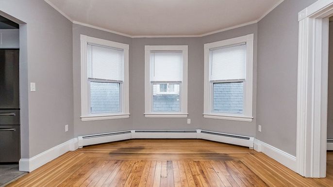 Empty room, Interior, Wood Texture Flooring