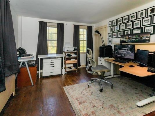 Home Office, Interior, Wood Texture Flooring
