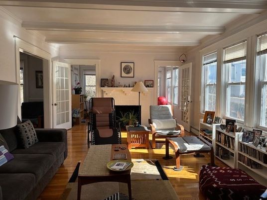 Fireplace, Interior, Living room, Wood Texture Flooring