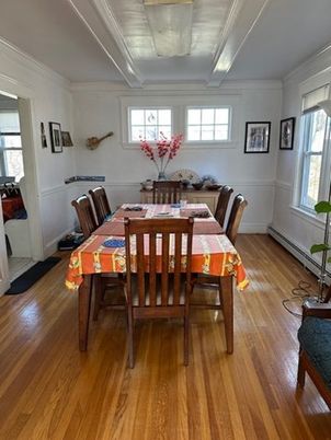 Dining room, Interior, Wood Texture Flooring