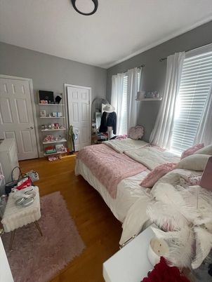 Bedroom, Interior, Wood Texture Flooring