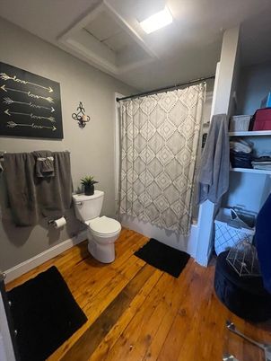Bathroom, Interior, Wood Texture Flooring