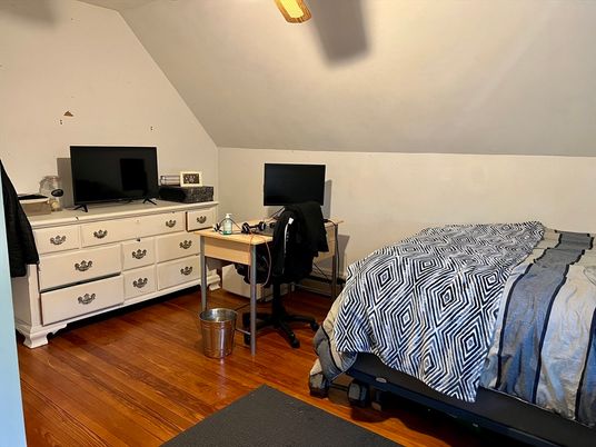 Bedroom, Home Office, Interior, Wood Texture Flooring