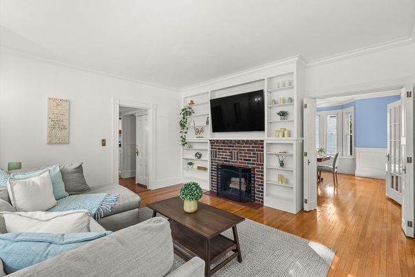 Fireplace, Interior, Living room, Wood Texture Flooring