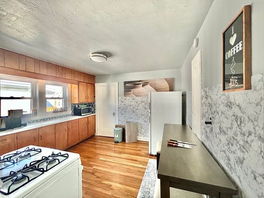 Interior, Kitchen, Wood Texture Flooring
