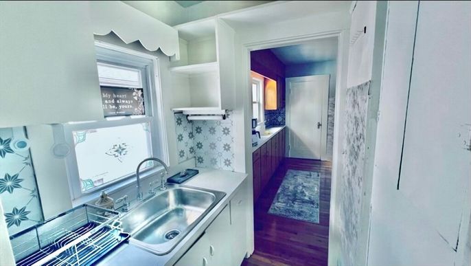 Bathroom, Interior, Wood Texture Flooring