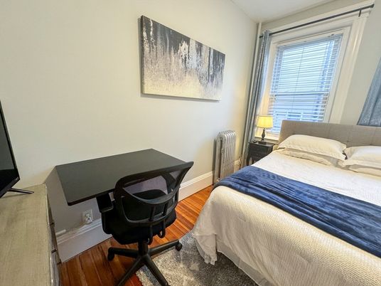 Bedroom, Home Office, Interior, Wood Texture Flooring