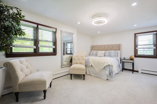 Bedroom, Interior, Recessed Lighting
