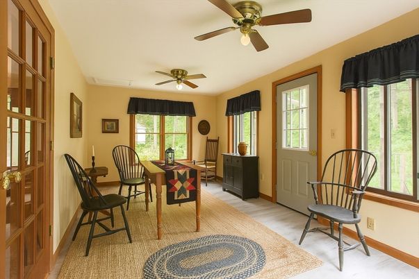 Home Office, Interior, Wood Texture Flooring