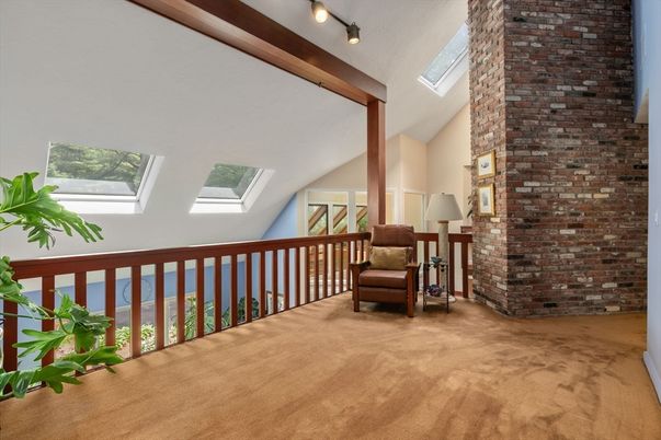 Interior, Stone Walls, Wooden Beams