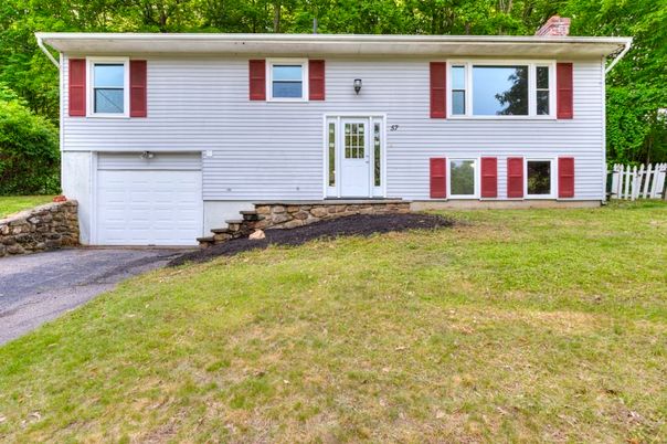 Attached, Backyard, Exterior, Facade, Raised Ranch