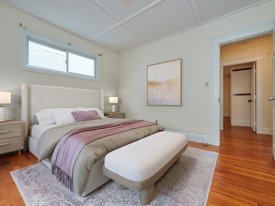 Bedroom, Interior, Wood Texture Flooring