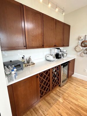 Interior, Kitchen, Wine Storage, Wood Texture Flooring