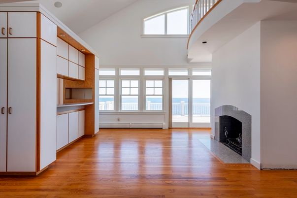 Fireplace, Interior, Water, Wood Texture Flooring