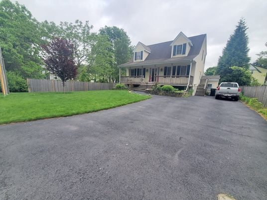 Attached, Backyard, Exterior, Facade, Cape Cod