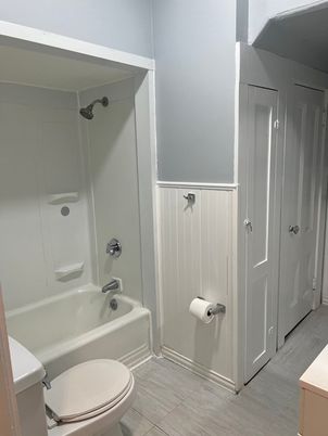 Bathroom, Interior, Wood Texture Flooring