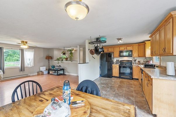 Dining room, Interior, Kitchen, Wood Texture Flooring