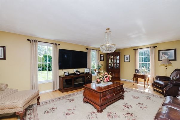 Chandelier, Interior, Living room, Wood Texture Flooring