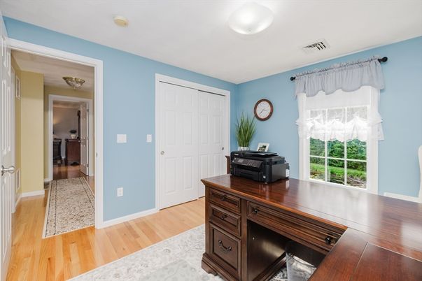 Home Office, Interior, Wood Texture Flooring