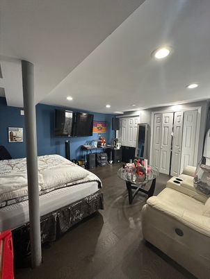 Bedroom, Interior, Recessed Lighting