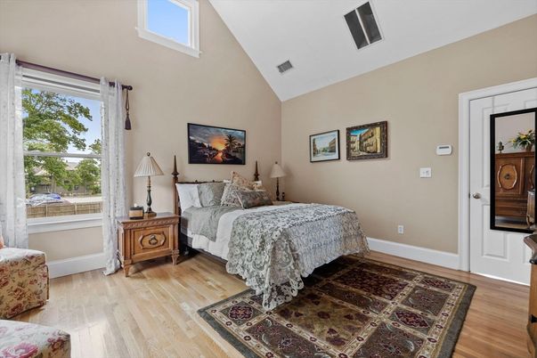 Bedroom, Interior, Wood Texture Flooring