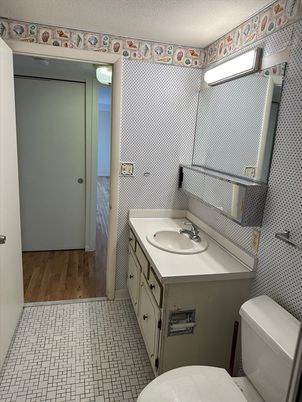 Bathroom, Interior, Wood Texture Flooring