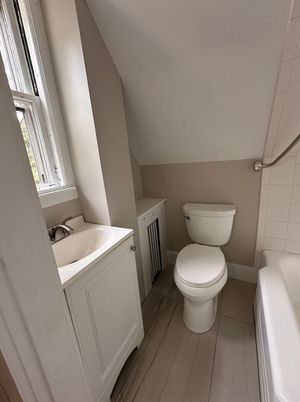 Bathroom, Interior, Wood Texture Flooring