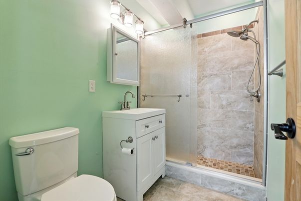 Bathroom, Glass Shower, Interior