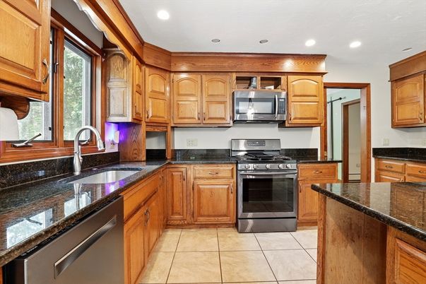 Interior, Kitchen, Recessed Lighting, Stainless Steel Appliances