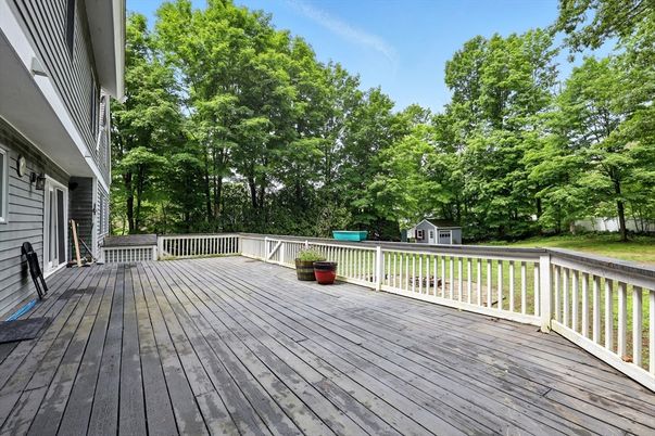 Backyard, Exterior, Wood Texture Flooring