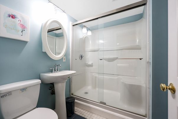 Bathroom, Glass Shower, Interior