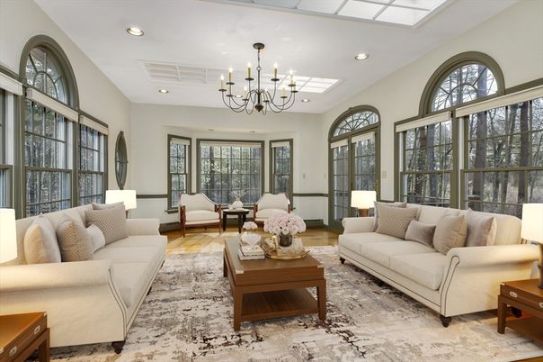 Chandelier, Interior, Living room, Recessed Lighting