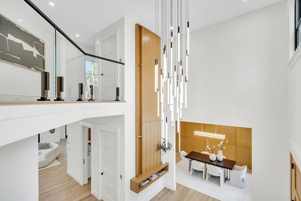 Interior, Pendant Lights, Recessed Lighting, Wood Texture Flooring