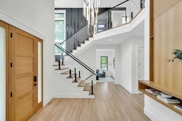 Interior, Recessed Lighting, Wood Texture Flooring
