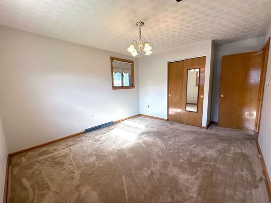 Chandelier, Empty room, Interior