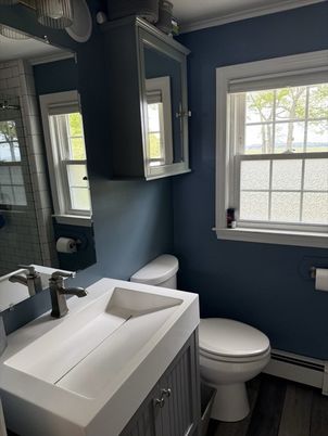 Bathroom, Interior, Wood Texture Flooring
