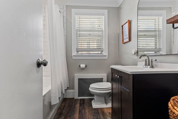 Bathroom, Interior, Wood Texture Flooring