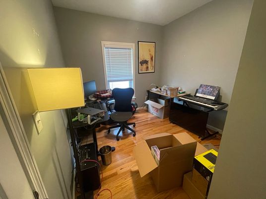 Home Office, Interior, Wood Texture Flooring