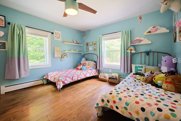 Bedroom, Interior, Wood Texture Flooring