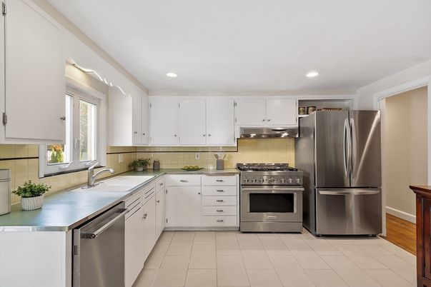 Interior, Kitchen, Recessed Lighting, Stainless Steel Appliances