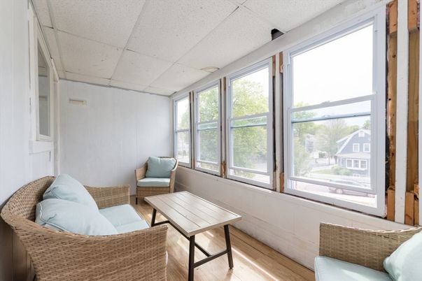 Interior, Sun Room, Wood Texture Flooring