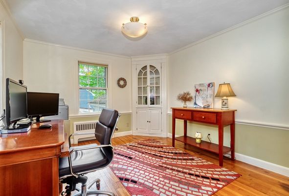Home Office, Interior, Wood Texture Flooring