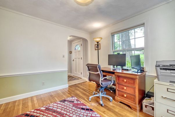 Home Office, Interior, Wood Texture Flooring