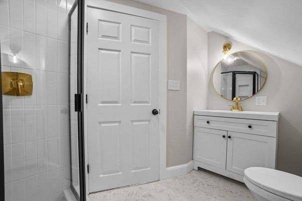 Bathroom, Glass Shower, Interior