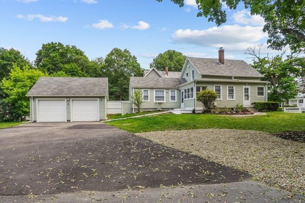 Attached, Backyard, Exterior, Facade, Cape Cod